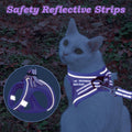 Cat Harness and Leash for Walking Escape Proof, Adjustable Kitten Vest Harness Reflective Soft Mesh Puppy Harness for Ou