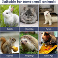 kathson Rabbit Grass House Bunny Woven Hay Bed Guinea Pig Hideout Hand Woven Natural Grass House for Hamster and Small A