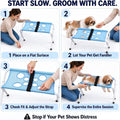 Dog Grooming Hammock with Stand, Pet Sling for Cats and Small Dogs