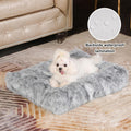 Bedfolks Waterproof Dog Crate Bed, Soft Kennel Mat, 23"x18"
