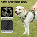 HEELE Dog Harness, Dog Harness for Small Medium Large Dogs No Pull Adjustable Padded Reflective Harness with Handle for 
