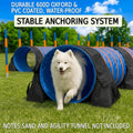 Japard Upgraded 4 Pack Dog Agility Equipment, Tunnel Sandbags
