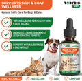 Flea & Tick Prevention Support - Oral Flea Natural Control & Treatment for Dogs and Cats - Herbal Medicine for Small and Large Dogs with Multivitamin Pet Supplement