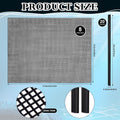 8Pcs Plastic Mesh Canvas Sheets Embroidery Aquarium Fish Tank Divider Plastic Grid Isolation Board Partition Net Pane Se