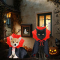 Cat Halloween Costumes Dog Halloween Vampire Costume Funny Pet Vampire Devil Cape Cloak Halloween Costumes for Cats XS S