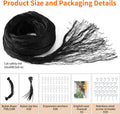 Cat Netting Balcony, Anti-Fall Mesh Fence, Black Composite Nylon, Cat Protection Net