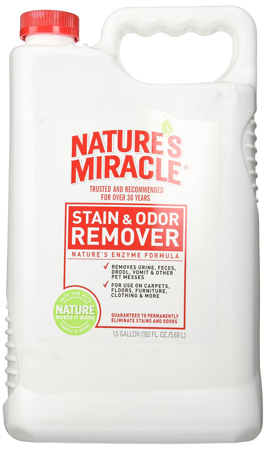 Nature's Miracle Pet Stain and Odor Remover, 1-1/2-Gallon