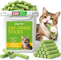 Just Try 500g Cat Grass Sticks,Cat Grass Treats for Teeth Cleaning Hairball