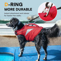 Queenmore Small Dog Life Jacket, Adjustable Dog Life Vest for Small and Medium Dogs with High Buoyancy, Lightweight Dogs