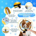 CNEO Inflatable Dog Cone Collar with Detachable Enhanced Anti-Licking Shield, Soft Neck Donut Collar for Dogs After Surg