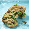 Turtle Docks for Basking Reptile Rock Cave Hideout