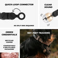 Beau's Bells V2 | Cat & Dog Collar Bells with New Quick Loop Easy Release Clip | Handmade Copper | Track Your Pet | Prot