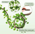 Canlierr 4 Pcs Reptile Vines Flexible Bendable Jungle Climbing Terrarium