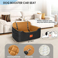 GL GLENSLAVE Dog Car Seat for Medium/Large Dog Under 50 lbs or 2 Small Dogs