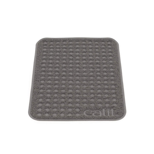 Catit Cat Litter Mat Rectangle Non-Slip Litter Trapping Mat Soft & Comfortable, Easy to Clean for All Cat Litter Types – Small