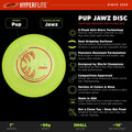 Hyperflite Pup Jawz Puncture Resistant Dog Flying Disc, Small Dogs