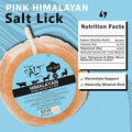 100% Organic Himalayan Salt Lick Provides Essential Minerals for Your Horse/Livestock. This 4.4 lbs Natural Pink Salt Bl