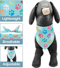 JpGdn 10PCS Big Dog Bandanas Large Breed Paw Print for Extra Large XL XXL Triangle Bibs Head Scarves for Boys Girls Grooming Accessories Costume