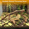VCEPJH Snake Climbing Branch, 2Pcs Reptile Wood Natural Cork Log Tank Accessories Tree Trunk for Chameleon Bearded Drago