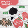 Hermit Crab Supplement Bundle – Greensand, Oyster Shell Powder and Worm Castings – Molting Support, Natural Calcium, Min