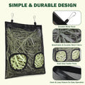 Mesh Guinea Pig Hay Feeder Bag for Guinea Pigs Rabbits Chinchillas, Hanging 2-Hole Hay Dispenser Breathable Wear-Resista