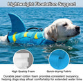 Fragralley Shark Dog Life Jacket, Adjustable Dog Life Vest with Shark Fin, Suit for Small Medium Large Dog Life Vest for