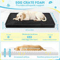 Loiion Dog Car Bed, Non-Slip Backseat Extender Pet Mat 50"x24.6"x2"