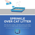Fresh Step Cat Litter Crystals Deodorizer, Non Toxic Odor Neutralizing Crystals for Litter Boxes that Help Control Smells and Keep Home Areas Fresh, Fresh Scent, 15 Ounce