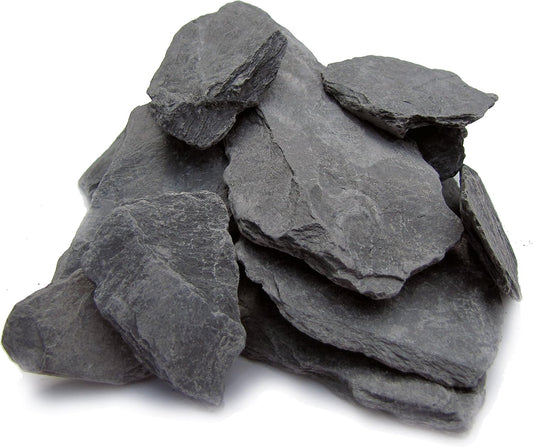 USA Natural Slate 1-3" for Aquariums, Reptiles, Terrariums, Miniatures 2 lb