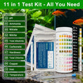 11 in 1 Aquarium Test Strips Kit | Aquarium Ammonia Test Strips | 150 Strips | Quick Accurate Freshwater&Saltwater Fish 