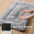 Dog Crate Pad, Washable Cozy Dog Bed Mat for Medium Dogs 36"x23", Gray