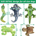 LECHONG Stuffed Animal Dog Toys, 5 Pack Tough Squeaky Dog Toys, Plush Toys Assortment, Great Value Pet Toys Bundle, Woodland Series Chew Toys for Large Medium and Small Dogs Puppy Pet Toys