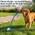 Dog Ball Launcher,Tennis Ball Thrower for Dogs 15 Inch Blue