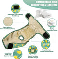 Langsprit Female Dog Diapers for Doggie Puppy,Reusable Dog Period Diapers Female for Heat Peeing,Small Medium Large Dogg