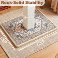 Tall Cat Scratching Post for Indoor Cats Adults with Carpet, White