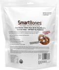 SmartBones Mini Pretzels Rawhide-Free Dog Treats, Peanut Butter, 7 Count