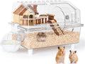 8-in-1 Hamster Cage Kit, 16 x 11 x 11.8 in, for Dwarf Hamsters and Gerbils