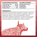 BIXBI Liberty Freeze-Dried Dog Food Topper & Treats, Beef – 98% Meat & Organs, No Refrigeration – USA Made, 12 oz