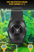 LONDAFISH Aquarium Chillers Aquarium Fan Fish Tank Cooling Fan System for Salt Fresh Water