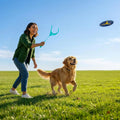 Outward Hound FlyFetch Disc Launcher Dog Toy, Launches Up to 3X Farther, Ergonomic Handle, Durable Rubber Disc, All Breeds