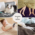 Bedsure Waterproof Blanket for Bed Soft Flannel Fleece,King 86"x108"