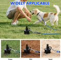 Dog Tie Out Cable&Stake,30FT Dog Leads for Yard,Heavy Duty Ground Anchor