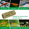 Hiceeden 2 Pcs Resin Cholla Wood for Aquarium, 6" Shrimp Hideout Driftwood Decor, Shrimp Cave Tank Accessories, Climbing