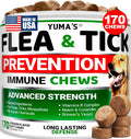 Flea and Tick Prevention for Dogs, 170 Chews, Natural Oral Supplement