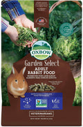 Oxbow Garden Select Adult Rabbit Food, High-Fiber Rabbit Pellets, USA, 4 lb