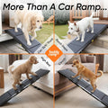 Dog Ramp for Car & Back Seat Cover Bundle
