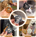 Aypvora Cat Dog Hair Storage Keychain, Cat & Dog Lovers Gifts, Pet Hair Keychain, Fur Keepsake Keyring - Pet Memorial Gifts