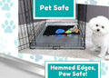 Red Hound Auto Metal Replacement Tray for Dog Crate 35.375 x 21.875 Heavy Duty Galvanized Steel Chew Proof Kennel Cage P