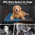 FURTIME Large Dog Car Seat, Upgraded PU Leather Back Seat Extender with Hard Bottom, Waterproof Pet Car Seat Cover for Medium Sized Dog, Pet Hammock for Cars, SUVs, Trucks