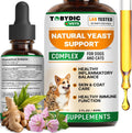 Natural Cats & Dog Yeast Infection Relief - Itchy Skin & Ear Treatment - Reduces Irritation & Relieves Itching and Aller
